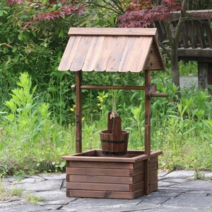 Giardino esterno creativo che desidera fioriere da giardino in legno ben vecchie alla moda per la casa - Product Image 3