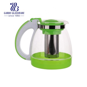PP <strong>Plastic</strong> Handle High Borosilicate Glass <strong>Tea</strong> Pot <strong>Set</strong> with Infuser and Glass <strong>Tea</strong> Cup Water Mug Pictcher Teapot <strong>Set</strong> - Product Image 6