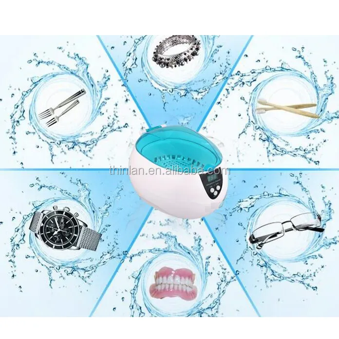 multifunction tools household cleaning products mini digital ultrasonic cleaning machine washing Fake-Teeth Jewelry Watch