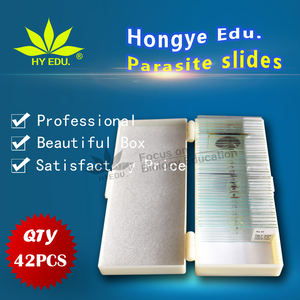 Direct Factory 42pcs for <strong>Medical</strong> School Parasitology <strong>Prepared</strong> <strong>Microscope</strong> <strong>Slides</strong> Set