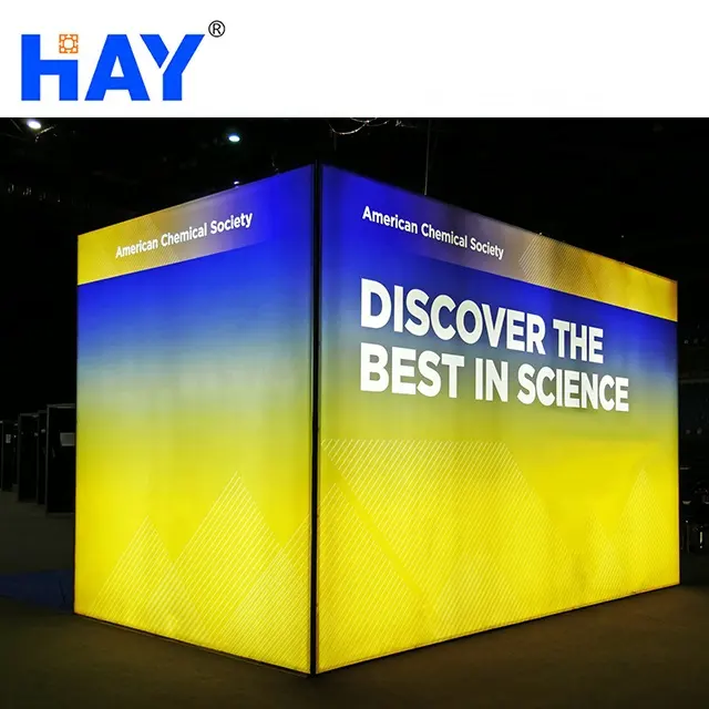 Large Format Printing Trade Show Fabric Light Box Backlit Textile Displays