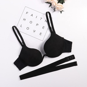 新着トラックレス女性セクシーブラ下着プッシュアップディーププランジブラ卸売ロパインテリアブラ - Product Image 5