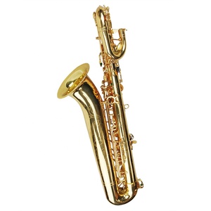 トーンEbゴールドラッカーバリトンサックスプロ楽器高グレード - Product Image 1