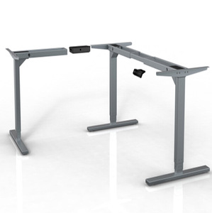 Electric Motor Sit Stand Desk Frame Office Computer Table With <strong>Wood</strong> <strong>Desktop</strong> - Product Image 6