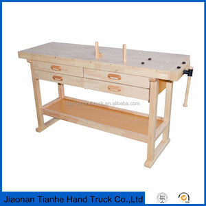 Madera de goma de trabajo de madera para carpintero más nuevo estilo 4 cajones para la venta - Product Image 2