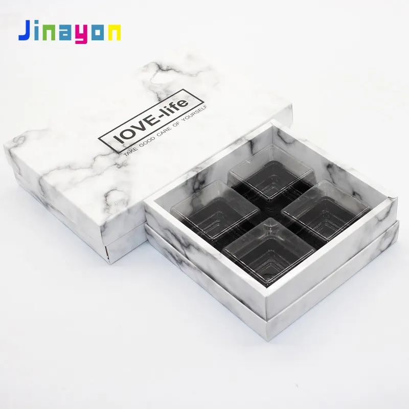 Jinayon 사용자 정의 대리석 컵 Mooncake 포장 종이 상자 식품 초콜릿 선물 상자