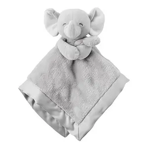 High品質ゾウの赤ちゃん抱擁毛布ベビーおもちゃぬいぐるみ象ぬいぐるみ動物セキュリティベビーおもちゃの毛布