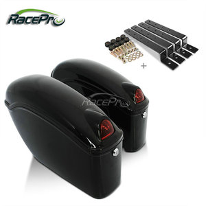Sacs de selle universels pour moto, en cuir dur, <span class=keywords><strong>Bagger</strong></span> - Product Image 2