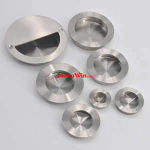 Ss 201 304 tròn tròn lõm thiết kế hiện đại thép không gỉ tuôn ra kéo xử lý cho cửa khách sạn - Product Image 3