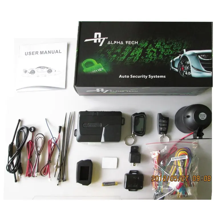 ESPION caja de silicona LCD contrôle remoto système de alarma de coche sistema