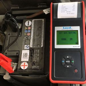 Untuk LANCOL penguji pelepasan baterai Digital, tampilan indikator baterai GEL CCA ujung tinggi dengan alat diagnostik Printer 12V - Product Image 4