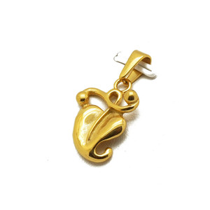 18k Yellow Gold Lucky Jewelry <strong>Italian</strong> <strong>Horn</strong> <strong>Charm</strong> for Mens Cornicello <strong>Necklace</strong> - Product Image 5