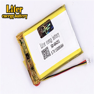 Socket 1.25-3 P 3.7 V 484251 1500 mah lipo battery Rechargeable solar li ion polymer lithium battery with PCM - Product Image 3