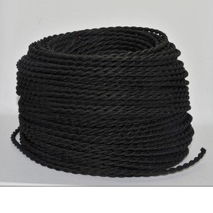Fil électrique rétro tressé à 2/3 conducteurs avec isolation en PVC pour lampe suspendue bricolage - Product Image 5