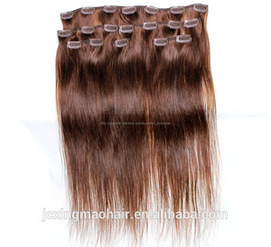 precio competitivo y buena calidad <span class=keywords><strong>libre</strong></span> arrojar clip extensiones de cabello trama doble - Product Image 2