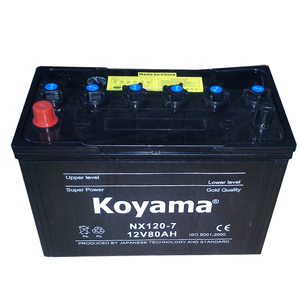 Batteria di accumulo per auto 12V 80ah caricata a secco 95 d31l Nx120-7L - Product Image 3