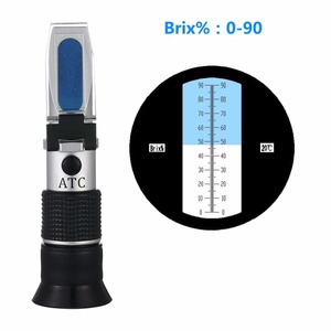 Refractometer Auto Handheld Brix Meter Refractometer 0-90% Refractometer Brix