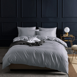 Vente en gros d'usine de drap de lit en tissu satiné de coton égyptien de luxe ensemble de housse de <span class=keywords><strong>couette</strong></span> 60s 100% 300tc style moderne du fournisseur chinois - Product Image 2