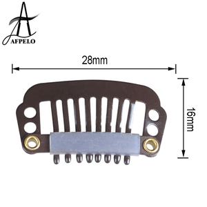 8-दांत 28mm आकार बाल विस्तार उपकरण बाल तस्वीर क्लिप विग बाल विस्तार क्लिप - Product Image 2