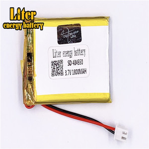 Plug 2.5-2 P 3.7 V 484550 1800 mah lipo battery Rechargeable solar li ion polymer lithium battery with PCM - Product Image 2