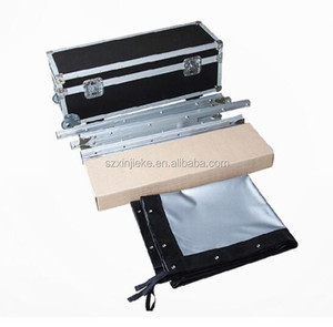 Gấp nhanh Màn Hình Máy Chiếu Giá Rẻ Trắng <span class=keywords><strong>Matt</strong></span> Vải Màn Hình Chiếu Để Bán - Product Image 5