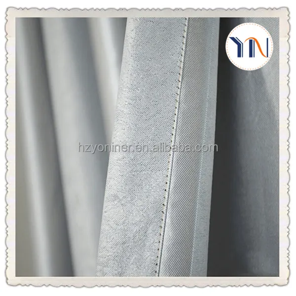 100%poly luxury blackout curtain fabric for home decor