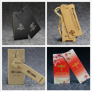 Bạc Vàng Dập Nổi Chất Lượng Cao Bìa Cứng Giấy May Mặc Treo Thẻ - Product Image 3