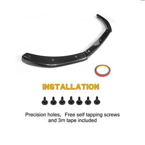 S4 de fibra de carbono labio delantero para Audi <span class=keywords><strong>A4</strong></span> B8 8K S4 SLINE 10-12 - Product Image 3