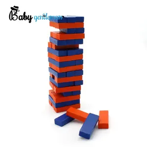 2023 blocs d'empilage en bois de jeu de tour tumbling pour enfants de haute qualité avec personnalisation Z13164D