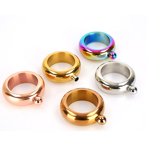 Directo de fábrica de acero inoxidable frasco de la cadera de metal, pequeño frasco de la cadera con jarra color creativo jarra - Product Image 4