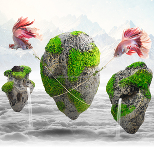 Fish tank decorazione Acquario artificiale Della Resina di roccia - Product Image 2