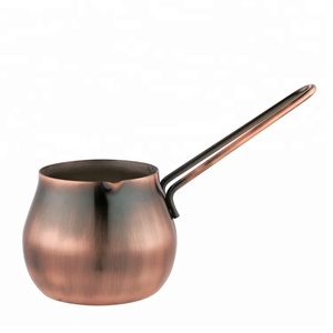 Juego de Café Turco de Acero Inoxidable con Mango de Madera Marroquí, <span class=keywords><strong>Cafetera</strong></span> de Construcción Metálica Duradera y Herramientas para Té - Product Image 2