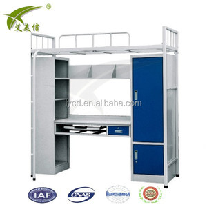 Litera metálica con taquilla, escritorio y armario con mesa y estantería - Product Image 2