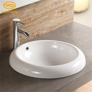 China Manufacture Bathroom <strong>Round</strong> White Sinks Ceramic Wash Washing <strong>Basin</strong> - Product Image 5
