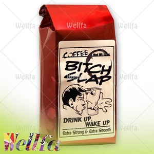 12 oz ( 340 g ) de café de plástico plantilla de la bolsa con estaño empate y de impresión personalizada - Product Image 1