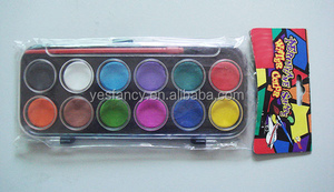 Meilleur 12 couleurs étudiants <span class=keywords><strong>aquarelle</strong></span> gâteau ensemble OEM d'eau acceptées couleur <span class=keywords><strong>peinture</strong></span> par <span class=keywords><strong>numéro</strong></span> - Product Image 5