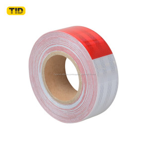 Rojo/Blanco Metro <span class=keywords><strong>Cinta</strong></span> <span class=keywords><strong>Reflectiva</strong></span> Para Vehiculos Dot-c2 BICOLOR DE GRAN CALIDAD CODIGO - Product Image 4