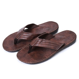 Toptan Son tarzı V şekli terlik moda PVC Flip flop erkekler için fabrika fiyat - Product Image 1