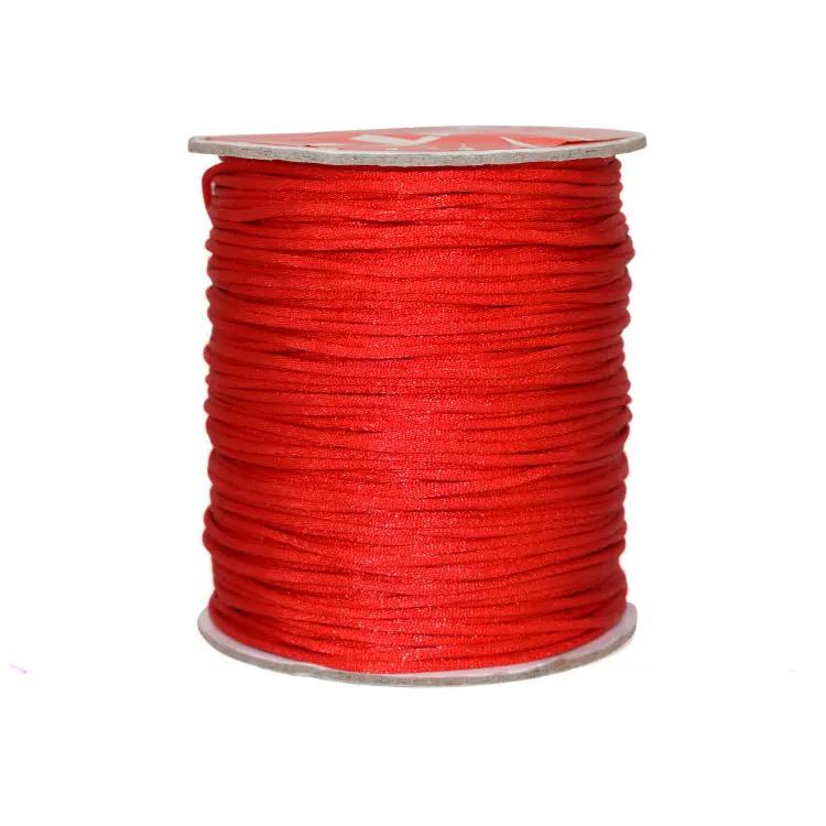 No.5 Korean silk thread 2.5mm Woven Chinese knot For Bracelet Making 150g/roll