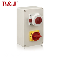 Boîte de distribution de câbles électriques en plastique gris B&J pour extérieur / Boîte de jonction / Boîte de panneau IP67 étanche toutes tailles
