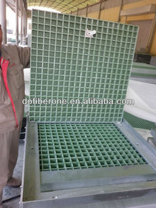 Rejillas de fibra de vidrio FRP GRP para exteriores estándar de EE. UU. Sin decoloración Sin grietas Geogrids de larga duración resistentes al fuego de Papa <span class=keywords><strong>Manamana</strong></span> - Product Image 5