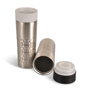 Caliente <span class=keywords><strong>doble</strong></span> pared al vacío de acero inoxidable taza de viaje withfront tapa abierta y el patrón de perforación en el cuerpo - Product Image 5
