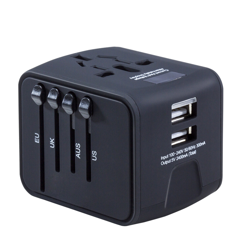 Otravel SL-199D Универсальный мировой международной USB адаптер для путешествий с цифровым дисплеем