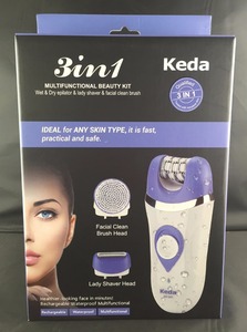 Nouveau modèle KD-201 Épilateur rechargeable humide et sec pour femme 3 en 1 - Product Image 4