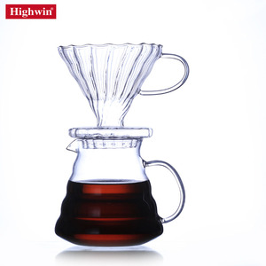 Coador de Café HIGHWIN em Vidro Borossilicato para Preparo de Café por Gotejamento - Product Image 5