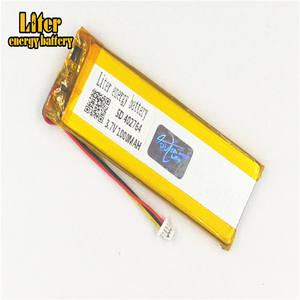 1.0-3 P 3.7 V 402764 1000 mah rechargeable Li-polymer battery PL403065 LiPo battery with wire - Product Image 1