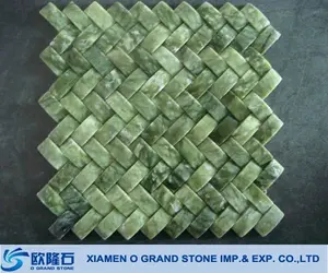 2014 premium mosaics designs,green marble mosaic tile