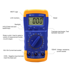 Đồng Hồ Vạn Năng Kỹ Thuật Số Tiêu Chuẩn Nhiệt Độ Điện Dung AC B830L DC Tốt Nhất - Product Image 4