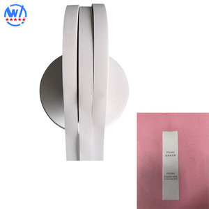 Chất lượng cao không tốn kém hai mặt ngọc trai trắng phẳng <span class=keywords><strong>Polyester</strong></span> <span class=keywords><strong>taffeta</strong></span> Ribbon cho tùy biến quần áo của bạn trang phục - Product Image 1