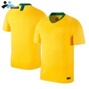 Professional sublimation printing for sale jersey long sleeve orange soccer jerseys made in China
